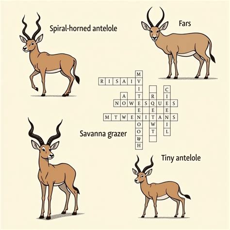 small antelope crossword|Small antelope (7) Crossword Clue .
